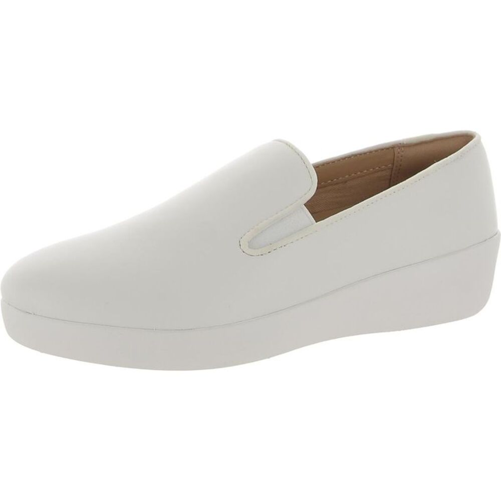 Fitflop Women's Superskate Leather Slip-On Skater Loafers Shoes NWT